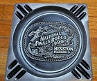 1990 Hesston Nfr Pewter National Finals Rodeo Collectors Ashtray No1