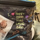 One Direction Zipper Bag Harry Zane Niall Louis And Liam Black Vinyl 1d Bag