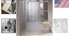Shower Curtain Liner 72x84 Inches Water Resistant Heavy Duty Semi-transparent
