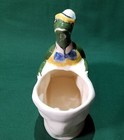 Vintage Ceramic Turtle Planter 5 5 Inch By 5  