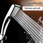 300 Holes High Turbo Pressure Bathroom Shower Head Powerful  Water Saving Filte