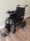 Comfygo X-6 Foldable Power Wheelchair  Joystick  4-wheel  Black