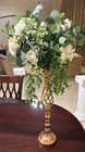 Large Artificial White Hydrangea Floral Arrangement  wedding Party Centerpiece 