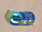 City Of Ruidoso Downs Inc 1947 New Mexico Travel Souvenir Lapel Pin