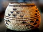 Antique Hupa yurok  karuk Basket 5  Diameter Northern California Native American
