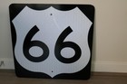 Authentic Route 66 Road Sign 24 X 24