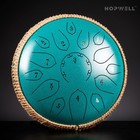Hopwell Steel Tongue Drum - 15 Note 12 Inch 12 Inch  Malachite Green 