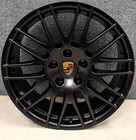 4 Factory Porsche 958 Cayenne Rs Spyder 20  Oem Wheels Black Rims