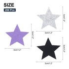 200pcs Star Confetti Glitter Confetti Table Decor 1 2x1 2inch 3 Color