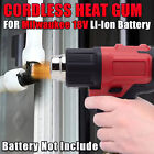 New Heat Gun For Milwaukee 18v Li-ion Battery 360w Hot Air Gun Kit 4   Nozzles