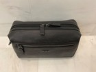 New Tumi 9 25    Framed Travel Kit Dopp Toiletry Kit - Black Embossed Leather