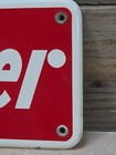 Vintage Dr Pepper Porcelain Enamel Sign 13  X 5  Vending Machine Gas Pump Plate