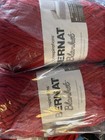 Bernat Yarnspirations Blanket Yarn Crimson 8 Skeins 220 Yds Each Bulky  6 New
