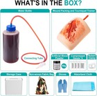 Wound Model Teaching Model Trauma Burns Gunshot Wound Bleed Kit Wound Trainer Us