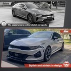 Front Bumper Lip Splitter For 2025 2026 Kia K5 Gt Gt-line Ex Lx Sedan  Gloss