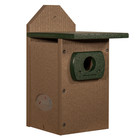 Jcs Wildlife Recycled Poly Lumber Standard Bluebird Bird House  brown And Brown 