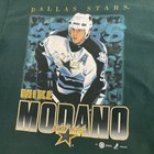 Vintage 90s Mike Modano Dallas Stars Shirt Green Nhl Hockey Men   s Large