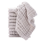 Baby Washcloths - Natural Cotton Baby Wipes - Soft Newborn Face Towel For Sensit
