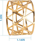 12pcs     Napkin Rings  Gold Napkin Rings Set Of 12  Holiday Napkin Holders For Di