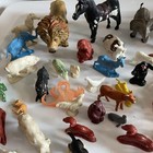 Vtg Toy Animals Bulk Lot Safari Ltd Marx Imperial Plastic Farm Zoo Safari Usa