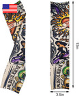 18pcs Temporary Tattoo Arm Sleeves For Men Women - Fake Tattoo Sleeves                            