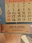 1941 Texaco Calender  pete s Oil Company  Baker  Montana 
