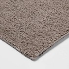 Threshold Cotton Tufted 60x22  Bath Rug Runner Reversible Channel  Light Gray