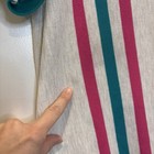 Vintage Dairy Queen Uniform 1980s Polo Shirt Striped Xxl Usa Made