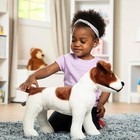 Melissa And Doug Giant Jack Russell Terrier - Lifelike Stuffed Animal Dog  over