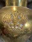 Antique Imperial Russian Gilded Amphora Vase Falcon Crest Brothers  Shemarin Old