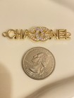 Chanel Zipper Pull Button Stamped Connector Charm