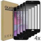 For Iphone 7 8  7 8 Plus Heavy Duty Rubber Phone Case Cover   Tempered Glass