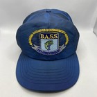 Vtg 1992 Bass Anglers Sportsman Society 25th Anv Fishing Nylon Hat Cap Snapback