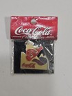 Coca-cola Polar Bear Riding Coke Bottle Enamel Vintage Pin - New In Package