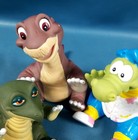 Vtg Lot 2 Land Before Time 1988 Rubber Puppets   1 Eureekas Castle Pizza Hut