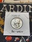 1959  p  Washington Quarter Silver 25   - Bu - Brilliant Uncirculated