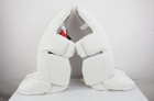Ccm Axis F5 Junior Goalie Leg Pads Size 28 1 White  0627-4131 