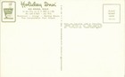 Vintage Holiday Inn Postcard Big Spring  Texas - Curt Teich Aerial View
