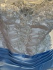 Alfred Angelo Wedding Dress Size 10 White turquoise