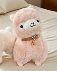 Pink Alpaca Lama Pacos Plush Toy 10  Stuffed Animal Toddler Doll Gift For Kids