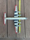 Vintage Douglas Seven Seas Dc-7c Airliner Airplane Tin Japan Toy Bandai B-381