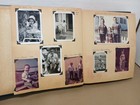 Vintage 1950s   80s Michigan Family Scrapbook Album W Birth Certificate  School 