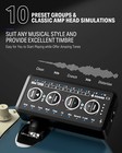     donner Mini Turbo Guitar Headphone Amp Tuner Multi-effects Delay Reverb Chorus