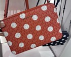 Michael Kors Jet Set Item Large East West Crossbody Zip Bag Polka Dot Lady Purse