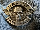 Harley Davidson Owners Group Hog Winged Skull Pin Jacket vest hat Pin Brand New