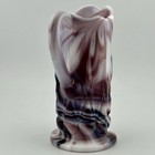 Imperial Glass Pointed Jewels Purple Slag Creamer Pitcher 5      1970s Vintage