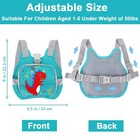 Toddler Harness Backpack Leash With Wrist Link   Cute Dinosaur Anti-lost Walking