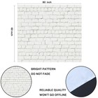 Emvency Tapestry Polyester Fabric Print Home Decor Abstract White Brick Wall    