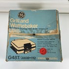 Vfg Ge General Electric Chrome Waffle Maker Reversible Grill A2g48t Made In Usa