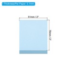 6 Pack 2 x3  Sticky Notes  Bright Color Memo Pads 100 Sheets pad  Blue